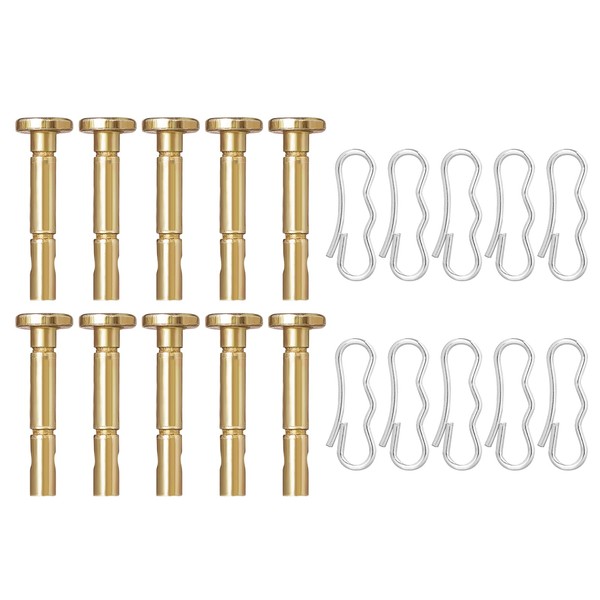 Replacement Shear Pin Kit 738-04124A for MTD Cad Snowblower - Shear Pins & Cotter Pins 714-04040 Compatible with Troy Bilt Craftsman 2-Stage 3-Stage Snow Blower, Snow Thrower, Lawn Tractor, 10 Set