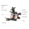 Pure Copper Manual Tattoo Gun Shader Liner Wrap Coils Machine