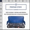 Stansport 3-Burner Propane Stove (212-300-50)