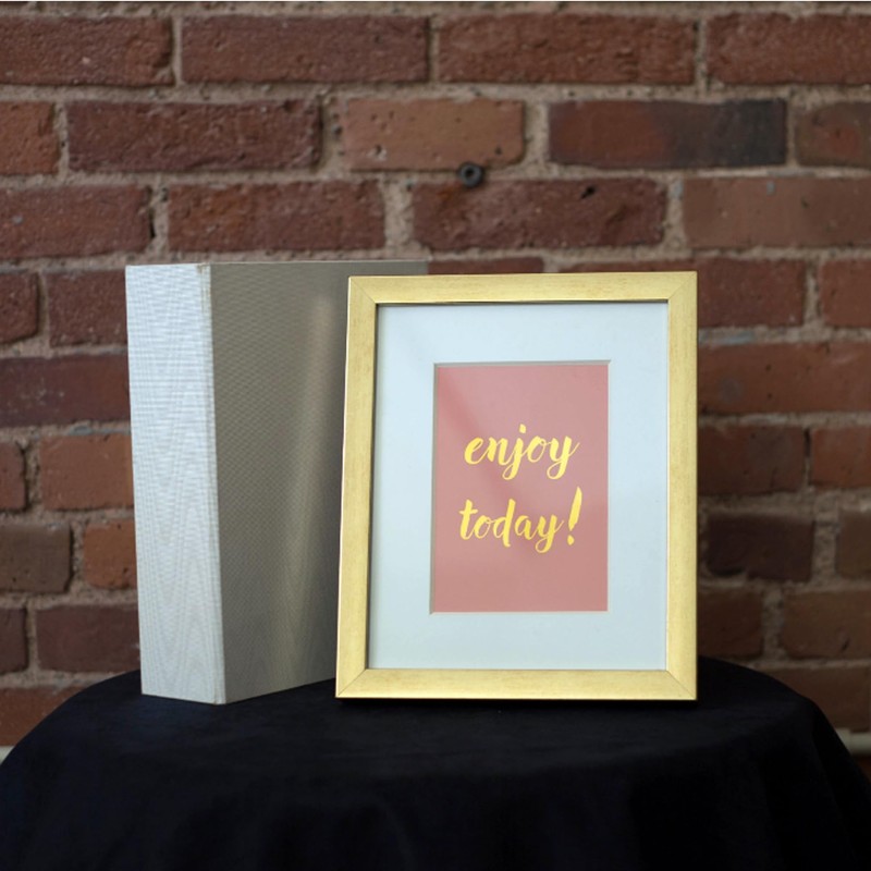 BESCRCL 12x16 Frame Wall Hanging Picture Frames, Gold, 1 Pack