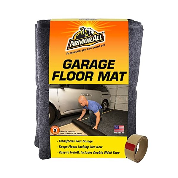 Armor All Original Small Vehicle Garage Floor Mat, (8'4” x