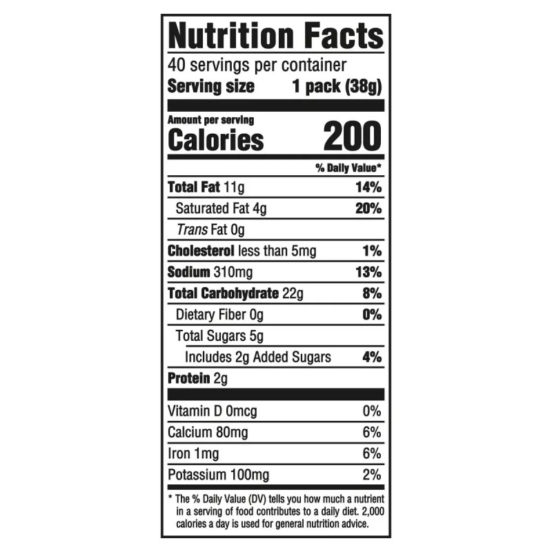 Ritz Cracker Sandwiches, Cheese, 1.35 oz Packs 40-count