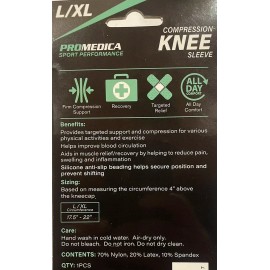PROMEDICA SPORT PERFORMANCE Compression Knee Sleeve L/XL + Volume Discounts NEW
