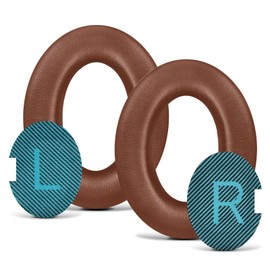 Joghaw Headphones Replacement Ear Pads, Protein Leather earpad Cushions for Bose AE2/QuietComfort 15/QC25 Headphones, Replacement Earpads, Softer Memory Foam - Brown