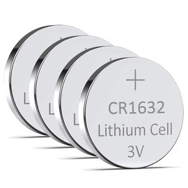 Synergy Digital Car Key Remote Batteries, Compatible with Lexus LX 570 (2015) Car Key Remote, (Lithium, 3V, 140mAh) Ultra High Capacity - Pack of 4 Batteries