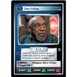 Decipher Star Trek CCG 1E Enterprise Collection FOIL Emory Erickson 47P