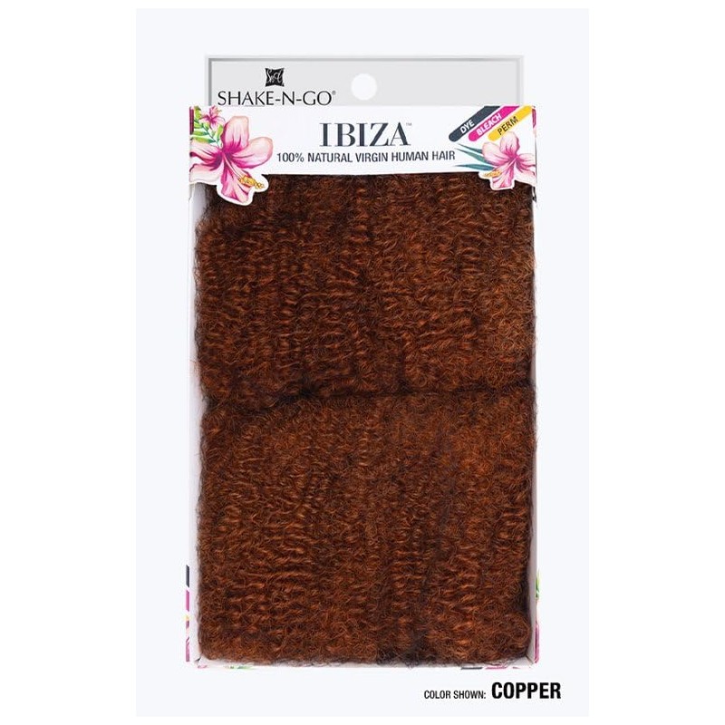 SHAKE-N-GO IBIZA AFRO KINKY BULK 12" (COPPER)