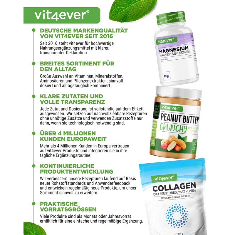 vit4ever Silicon - 365 Capsules - 500 mg Organic Silicon