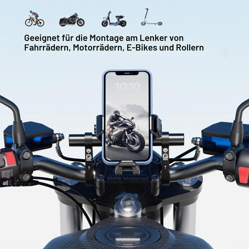 BRCOVAN Aluminium Alloy Handlebar Extension with 200 mm Long Cross