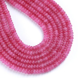 150 abalorio redondas de piedra de jades rojo púrpura natural de 2 x 4 mm, abalorio redondas y sueltas para hacer pulseras, collares, joyas