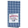 DHE 2 Piece Home State of Minnesota Embroidered Kitchen Towel