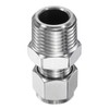 sourcing map Compression Fitting 3/8" Tube OD x 1/2" PT