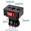 NKSRCP Quick Release Plate,Camera Mount Adapter,1/4'' to 2/3-Card Slot Tripod