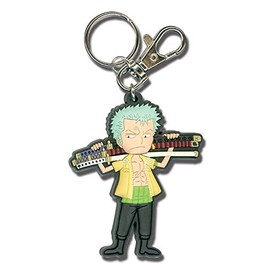 Great Eastern Entertainment One Piece SD Zoro Sword OVC Keychain, 2"