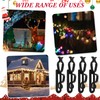 Blulu 150 Pcs Christmas Light Clips Hooks, Outdoor Universal Gutter