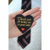 Stepdad Gifts from Daughter Wedding Tie Patch Bonus Dad Label