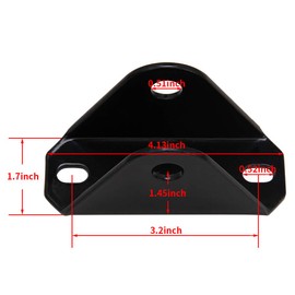 NIXFACE Rear Upper Shock Bar Pin Eliminator Kit Fit for TJ/XJ/ZJ/LJ 1204800