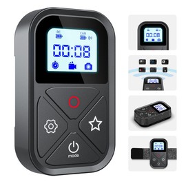 TELESIN Magnetic Wireless Remote Control for Go Pro Hero 13/12/11/10/9/8, Mini & Max – LCD Display, Wrist Strap, Bike/Motorcycle/Cycling/Hiking/POV/Selfie Accessories