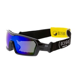 OCEAN Chameleon Floating Sunglasses for Water Sports Polarized Kitesurfing, BLACK GLOSS, One Size