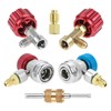 SURIEEN AC R134A Adapters Kit, R134A Quick Coupler Adapters with