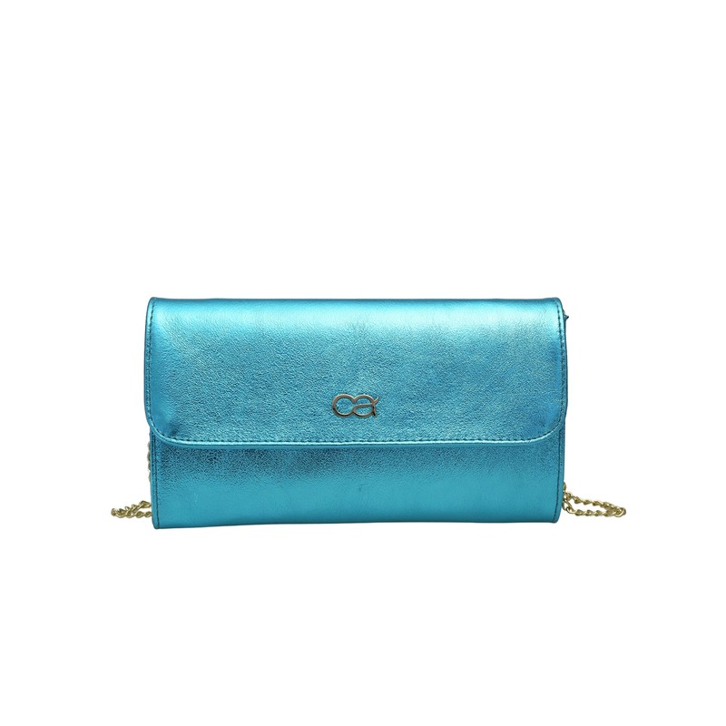 collezione alessandro Elegance Leather Clutch Bag with Separate Compartments 26