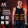 Arjen Kroos Mens Tank Top Shapewear Adelgazamiento Body Shaper Chaleco
