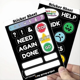 Communication Sticker Sheets - Style: Basic Sticker Sheet