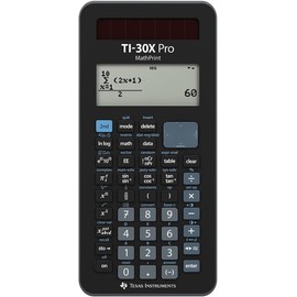 CALCUSO Standard Package Blue with Calculator TI-30X Pro Mathprint