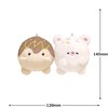 Klux 115786 Niconui Sticky Sticky Magnetic Chicken Keychain Set of