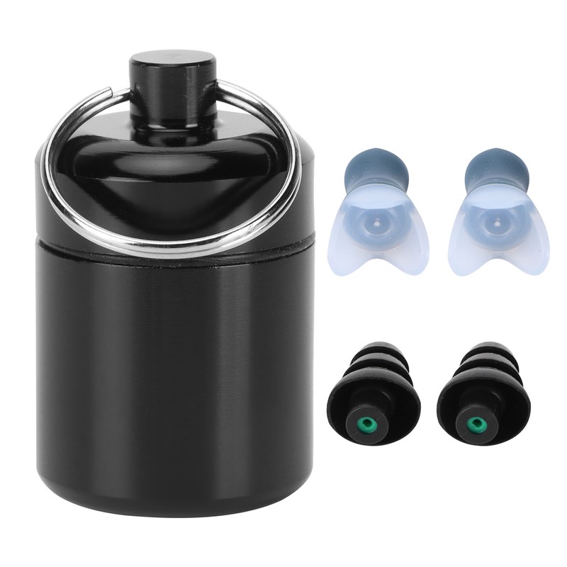 Waterproof Ear Plugs with Filter Noise Reduction Reusable Earplug Protector