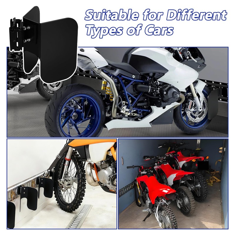 4PCS Wheel Chock for E-Track System, E-Track Accessories Compatible with