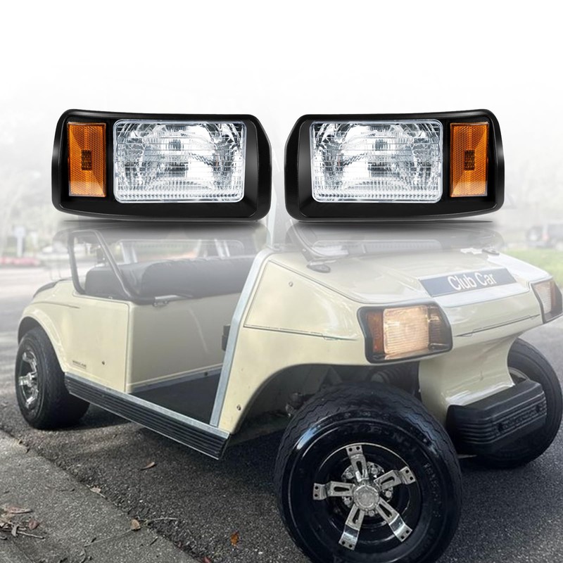 Orle Oko Halogen Headlights for 1993 Up Club Car Ds