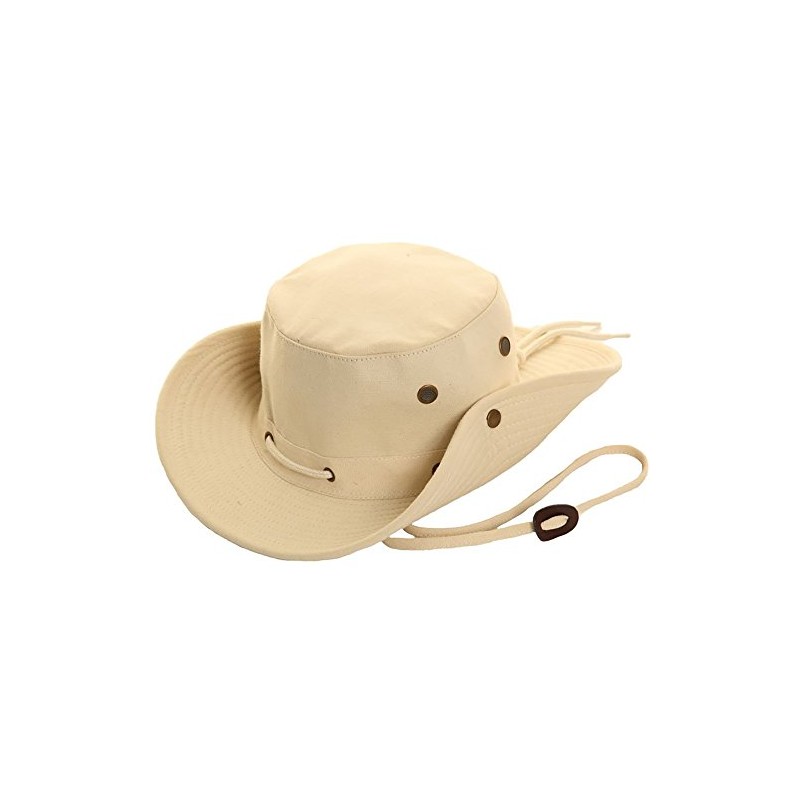 FELTON Safari Outback Bush Hat 100% Cotton Wide Brim Aussie