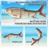 Robotic Swimming Fishing Electric Lures USB Rechargeable Lures Multi Jointed
