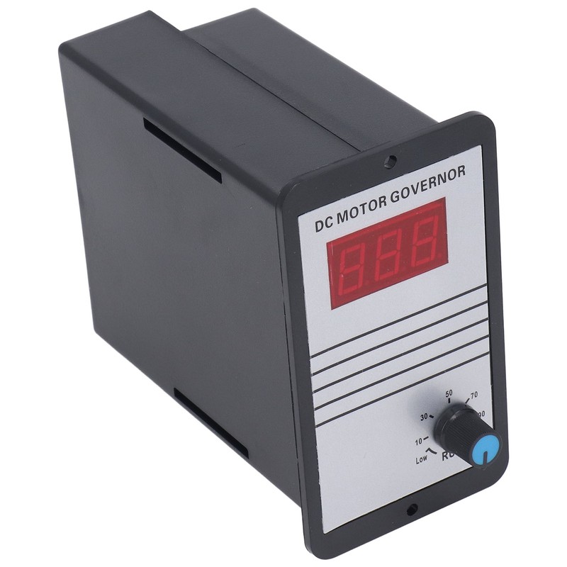 DC Motor Speed Regulator Digital Display ABS Dustproof Shell Adjustable