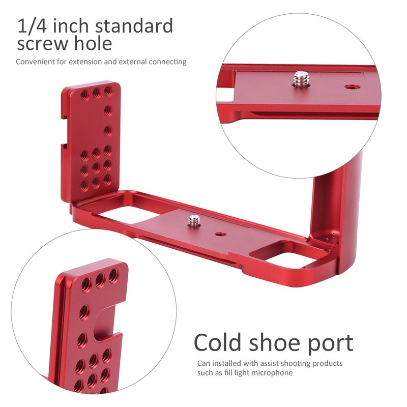 L Quick Release Plate Horizontal Vertical Shooting Handle Base for