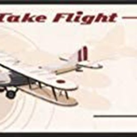 Concord Wallcoverings Wallpaper Border Kids Bedroom or Playroom Airplanes Pattern, Colors Beige White Black Red, Size 6 Inches by 15 Feet JE3604BD