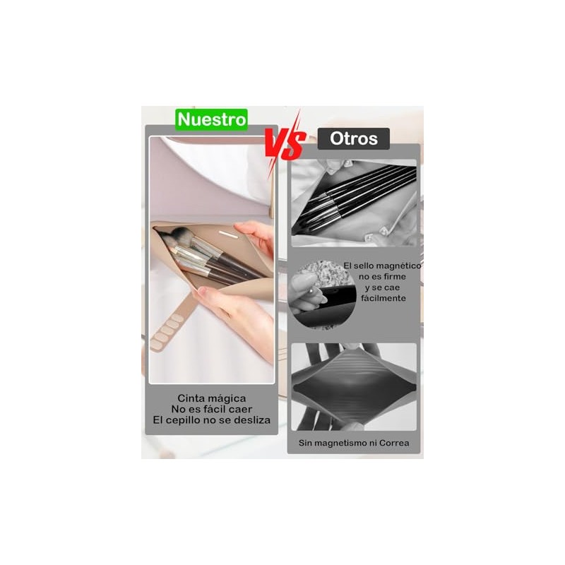 Estuche Para Brochas De Maquillaje 2 Piezas