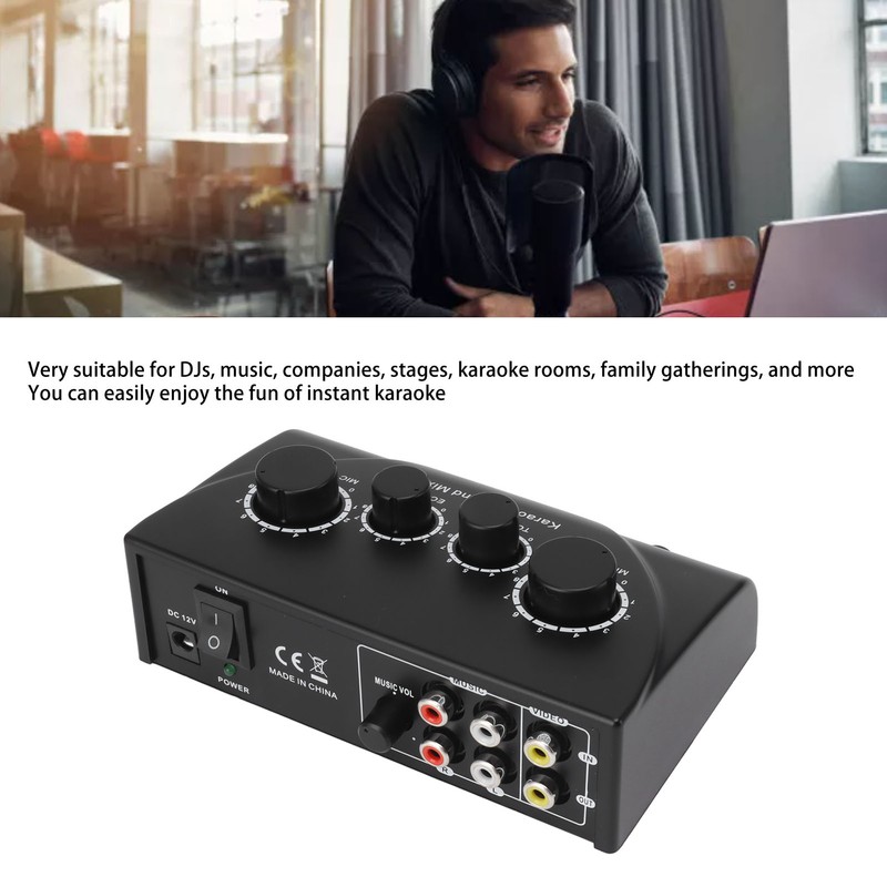Mini Portable Sound Mixer Karaoke Sound Mixer for Companies Family
