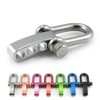 Ganzoo Stainless Steel Shackles Straight U Shape Twist Lock with