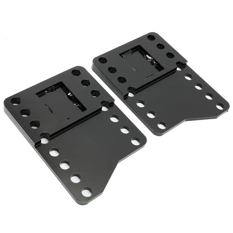 ECOTRIC Universal Snowplow Mount Drop Bracket Lift Heavy Duty Steel