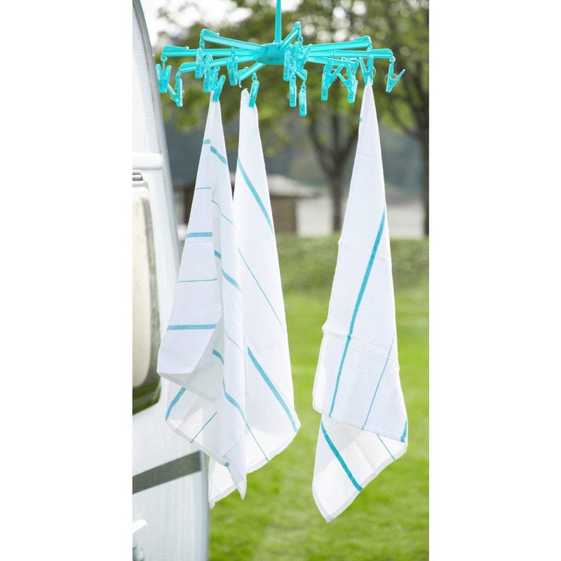 Cartrend 10244 Caravan Dry Carousel Clothes Dryer Plastic Hanging Clothes