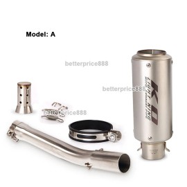 Unbranded For Yamaha YZF-R6 1999-2005 Exhaust Mid Pipe Link 51mm Muffler With DB Killer