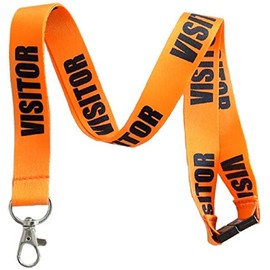 Execucat Visitor Break Away Lanyard Keychain ID Badge Holder