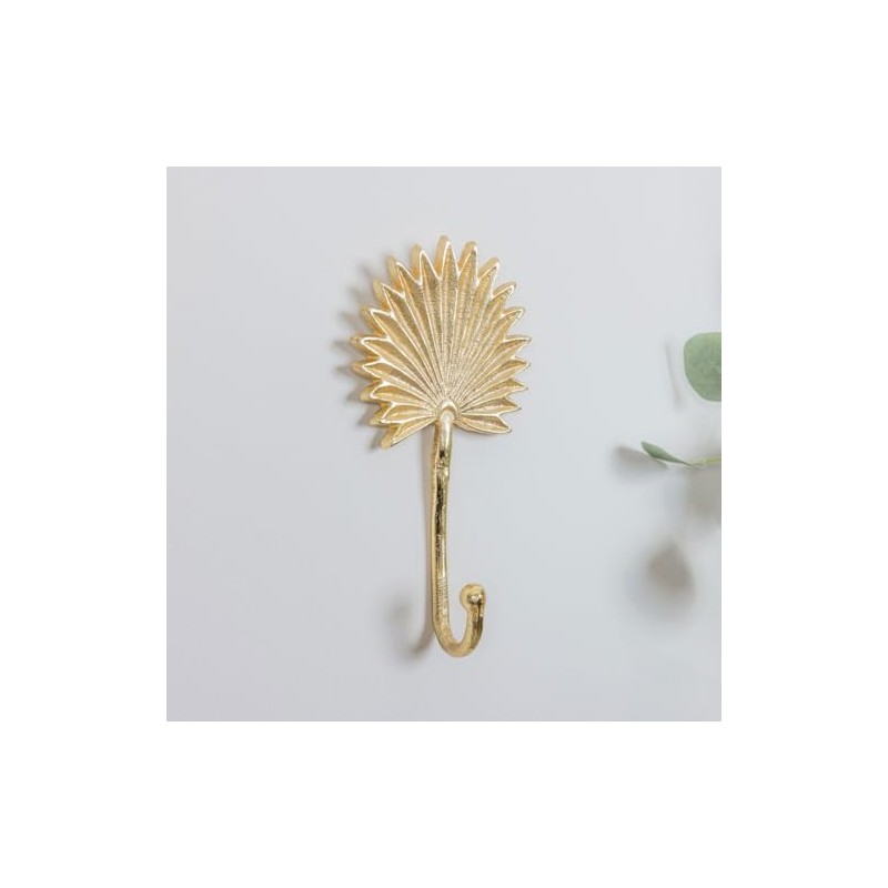 Melody Maison Gold Palm Leaf Wall Hook
