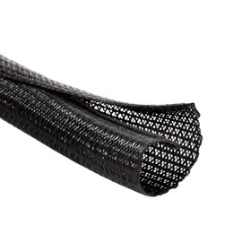 MGI SpeedWare Funda Trenzada de Manga Dividida para Cables para Arnés Automotriz de Alta Temperatura y Gestión de Cables Domésticos 10 pies (1/8")