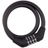 Gorin (GORIN) Wire Lock G228W 4-Digit Maiset φ12×600mm Black (K)