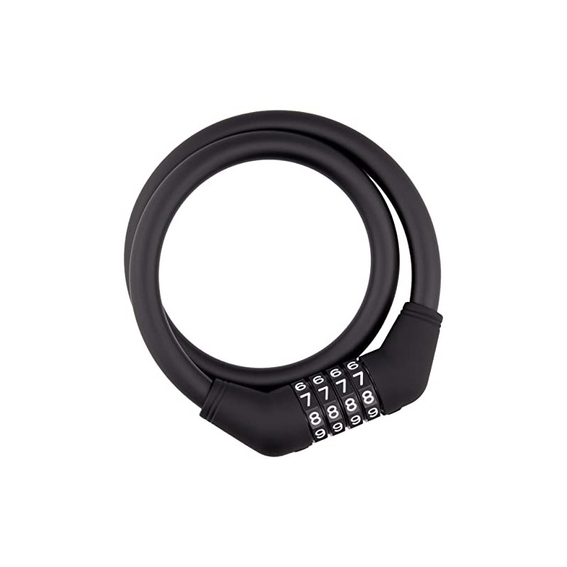 Gorin (GORIN) Wire Lock G228W 4-Digit Maiset φ12×600mm Black (K)