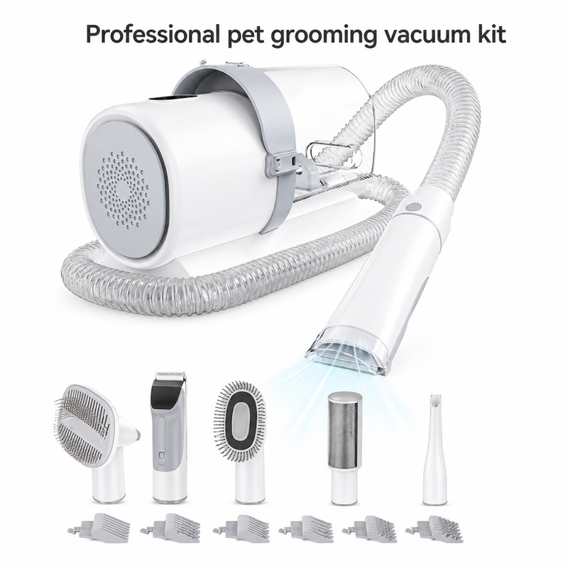 Pet Grooming Vacuum Kit for Dogs & Cats – Hair