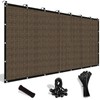 Shade&Beyond 90% Sun Shade Cloth with Grommets, 6' X 12'